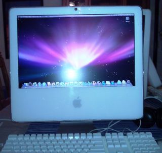  inch isight specs 160 gig hard drive wireless keyboard apple mouse 1 5