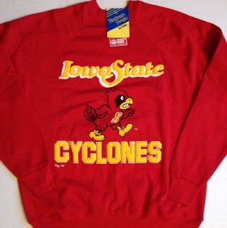 Vintage Iowa State Cyclones ISU Sweatshirt 90s Large