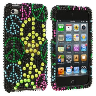 Peace Sign Bling Case Cover for iPod Touch 4th Gen 4G 4