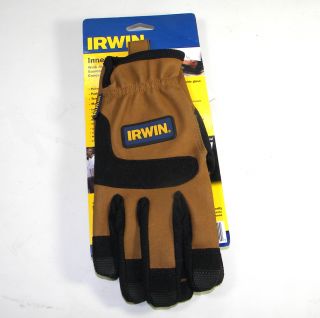 Irwin Tool 4403217 Medium Innergrip Work Gloves Grips Padded Knuckles