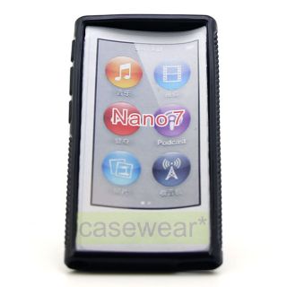  Clip Soft TPU Gel Skin Case Cover for NEW iPod Nano 7th Gen Accessory