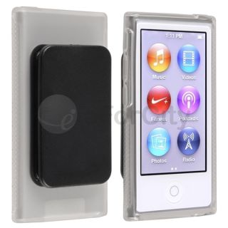  Soft Skin Case Cover with Belt Clip for iPod Nano 7 7g 7th Gen