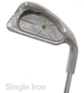 PING ISI S SINGLE RIGHT HANDED GREEN DOT 1 IRON JZ W/ CUSHIN STEEL