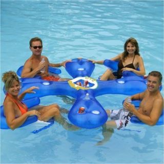 Inflatable Lake River Floating Pool Island Raft Mat