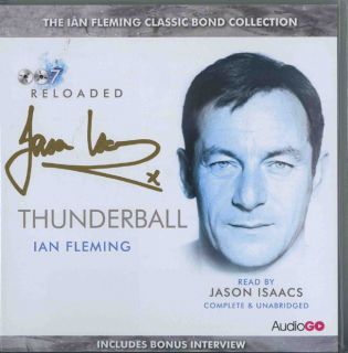 Jason Isaacs Original Autograph James Bond Audiobook CDs Signed