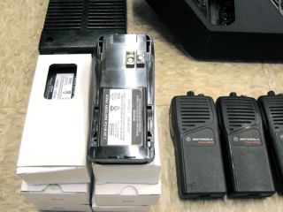Motorola GP350 UHF 16 CH Radios w Gang Charger