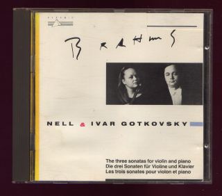 Nell Ivar Gotkovsky Brahms Sonatas Violin Piano CD