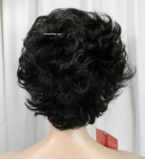 Beautiful Ivy Wig Natural Black Joan Collins Style