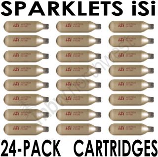 ISI Sparklets Soda Chargers for Twist N Sparkle 24 PK