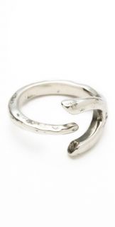 Elizabeth and James Curled Wishbone Ring