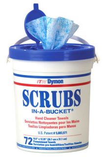 Scrubs in A Bucket Hand Cleaner Towels 72 Bucket