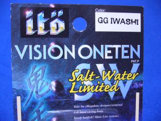 Megabass Ito Vision ONETEN 110 SW Salt Waterlimited Jerkbait GG
