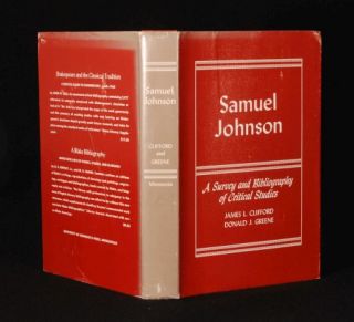 1970 Samuel Johnson Critical Studies Clifford Greene DJ