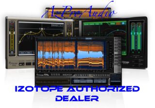 Izotope Studio Repair Bundle Ozone 5 Alloy 2 Nectar RX2 New Mac or PC