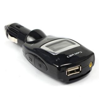 LED Car Kit  Player Wireless FM Transmitter Modulator USB SD MMC