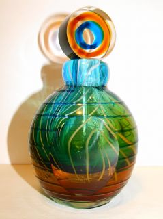 Heavy Murano Italian Art Glass Perfume Bottle