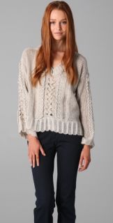 Nanette Lepore Sassy Stitch Pullover Sweater