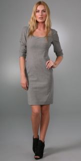 DKNY 3/4 Sleeve Sheath Dress