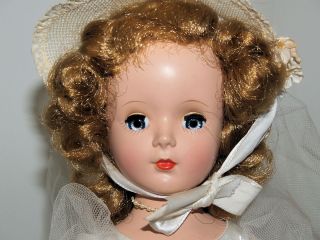 Vintage 1950s Madame Alexander Margaret Bride Doll NMIB Tagged