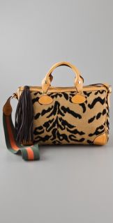 M Missoni Top Handle Bag with Striped Strap