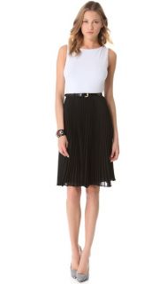 alice + olivia Pleated Skirt Dress