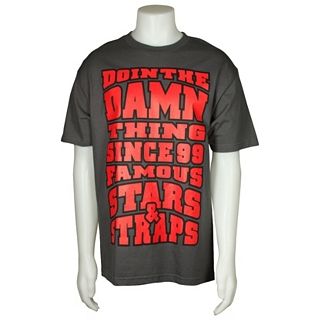 Famous Stars and Straps Warped   103140 CHA   T Shirt Apparel