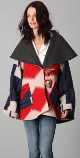 Lindsey Thornburg Pendleton Blanket Cloak with Hood