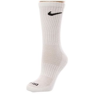 Nike 6 PK Dri Fit Crew (Medium)   SX4446 101   Socks Apparel