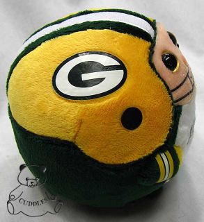 Green Bay Packers Beanie Ballz Ty Plush Toy Stuffed Animal Ball