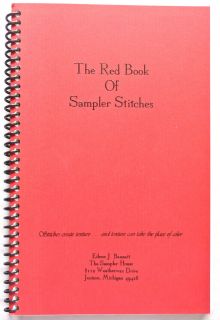 Eileen J Bennett The Sampler House The Red Book of Sampler Stitches