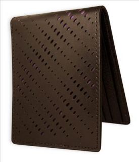 New J Fold NY Model Reverb Mens Leather Bifold Wallet Color Black