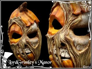 New 2012 Scarecrow Jack Halloween Mask Prop Horror Pumpkin Tom Devlin