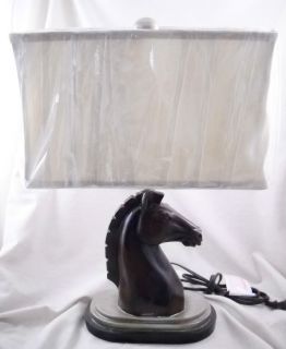  Profile Desk Table Lamp Equestrian Foxhunt Equine Hunt Country