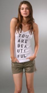 Free People We The Free Twisted Text Tank
