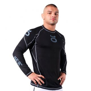 Jaco Clothing MMA UFC Long Sleeve Black Rashguard Rash Guard Jersey