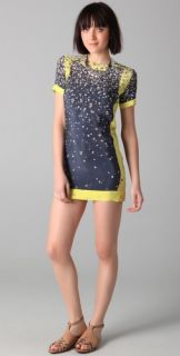 Opening Ceremony Pieced Scuba Floral Dress