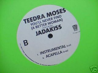 12 inch Teedra Moses Youll Never Find Jadakiss 4 Mixes