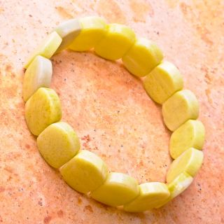 Lemon Jade Gemstone Bracelet