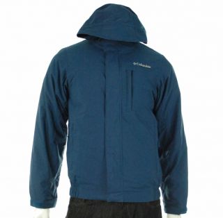New Columbia Milepost Navy Blue Winter Snowboarding Parka Jacket Coat