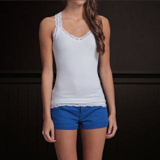 hollister jack creek tank tops feature pretty floral lace trim at