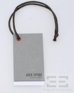 Jack Spade Black Mill Leather Mens Davis Brief Bag