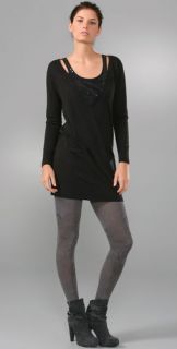 Juicy Couture Long Sleeve Sequin Dress