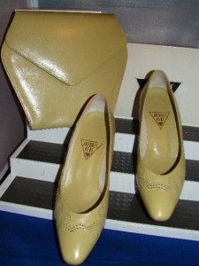 Jacques Vert Vintage Classic Shoe Bag Set UK 5 EU 38