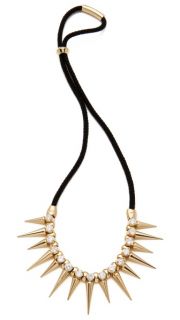 Noir Jewelry Noir for L.A.M.B. Long Spikes Necklace