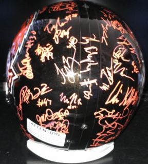 2012 Oregon St State Beavers team signed Football Helmet  CERTIFICATE