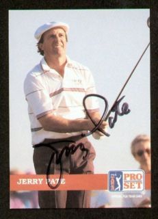 Jerry Pate Signed Autograph 1992 Pro Set Golf Card