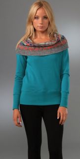 M Missoni Sweatshirt with Cowl Neck