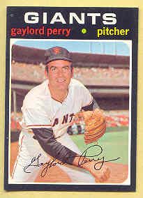 1971 Topps 140 Gaylord Perry Giants EX MT