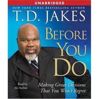 Before You do TD T D Jakes Audio Book CD 0743570421
