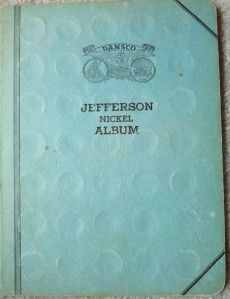 Complete Set Jefferson Nickels 1938 1960 PDS in Album